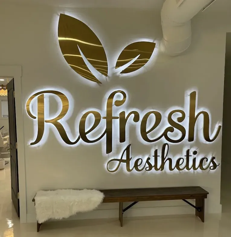Clean, professional medical spa treatment room with neutral tones at Refresh Aesthetics - Roosevelt, UT in Roosevelt