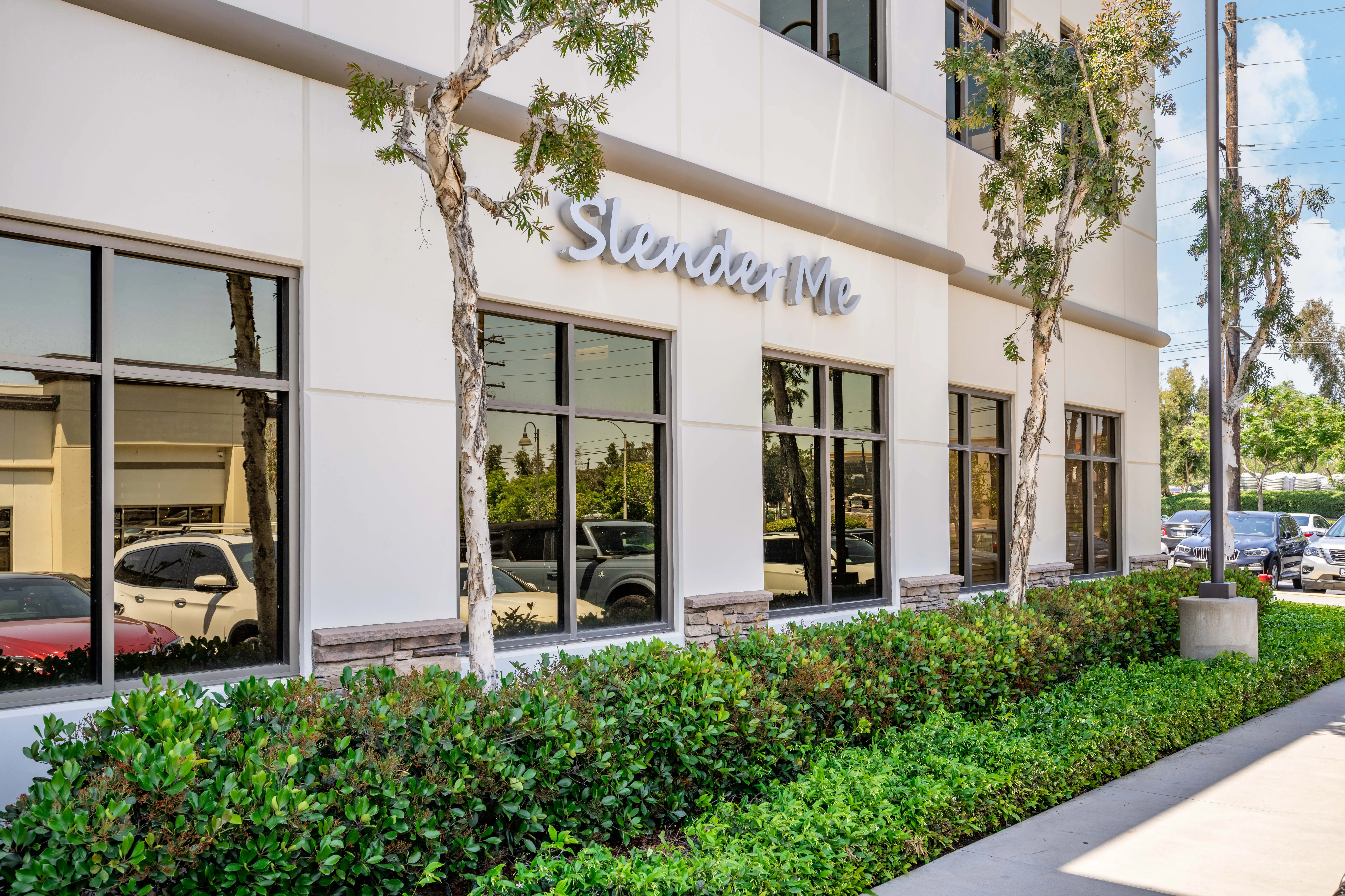 Clean, professional medical spa treatment room with neutral tones at Slender Me Medical in Corona