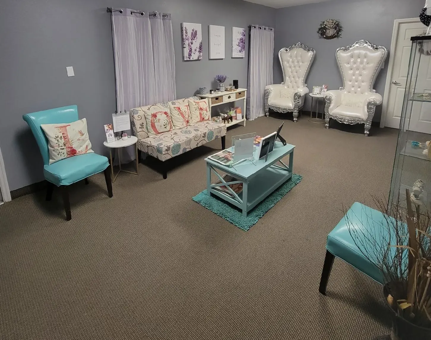 Clean, professional medical spa treatment room with neutral tones at Alera Med Spa in Wesley Chapel