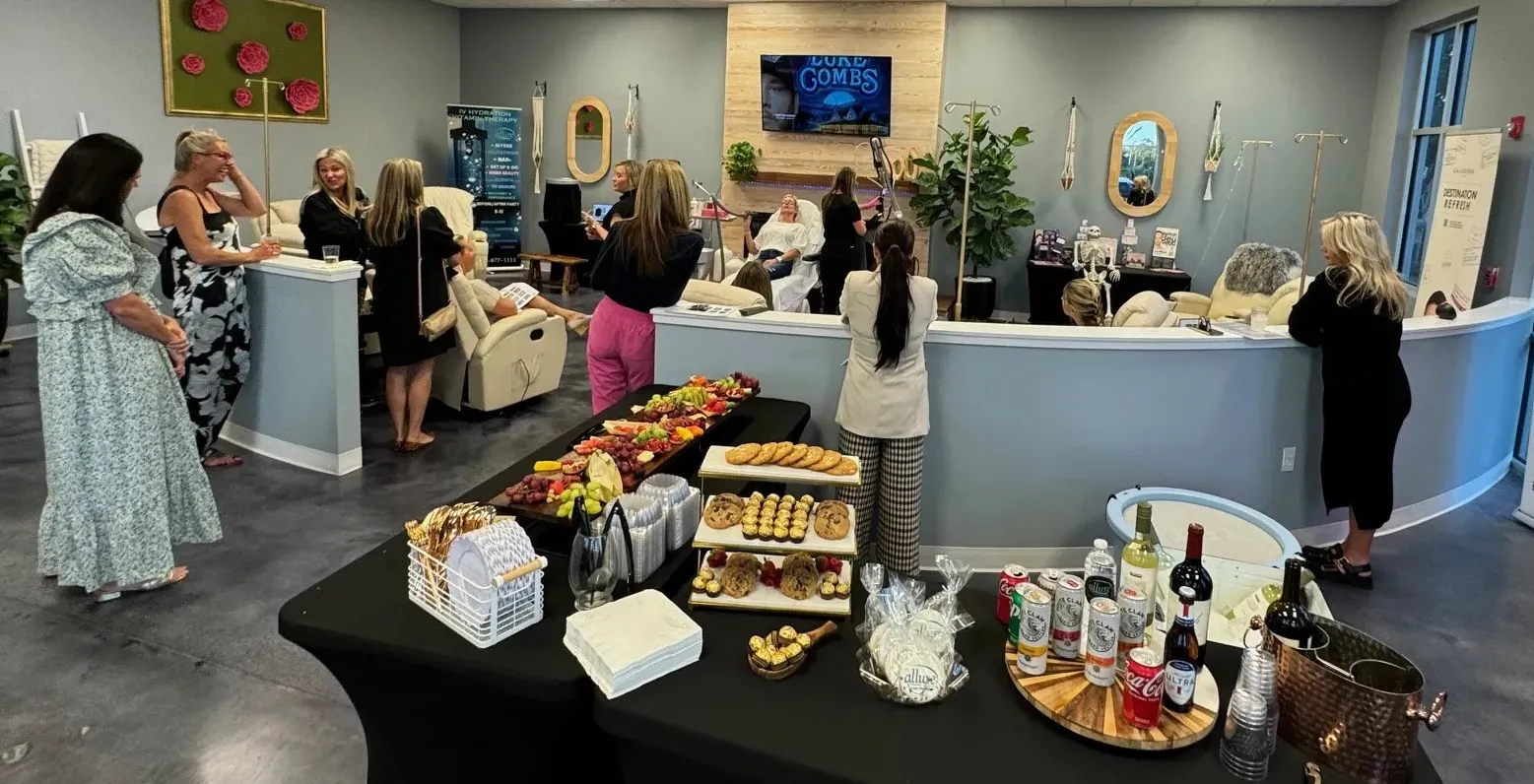 Clean, professional medical spa treatment room with neutral tones at Allure Laser Medispa in Tallahassee