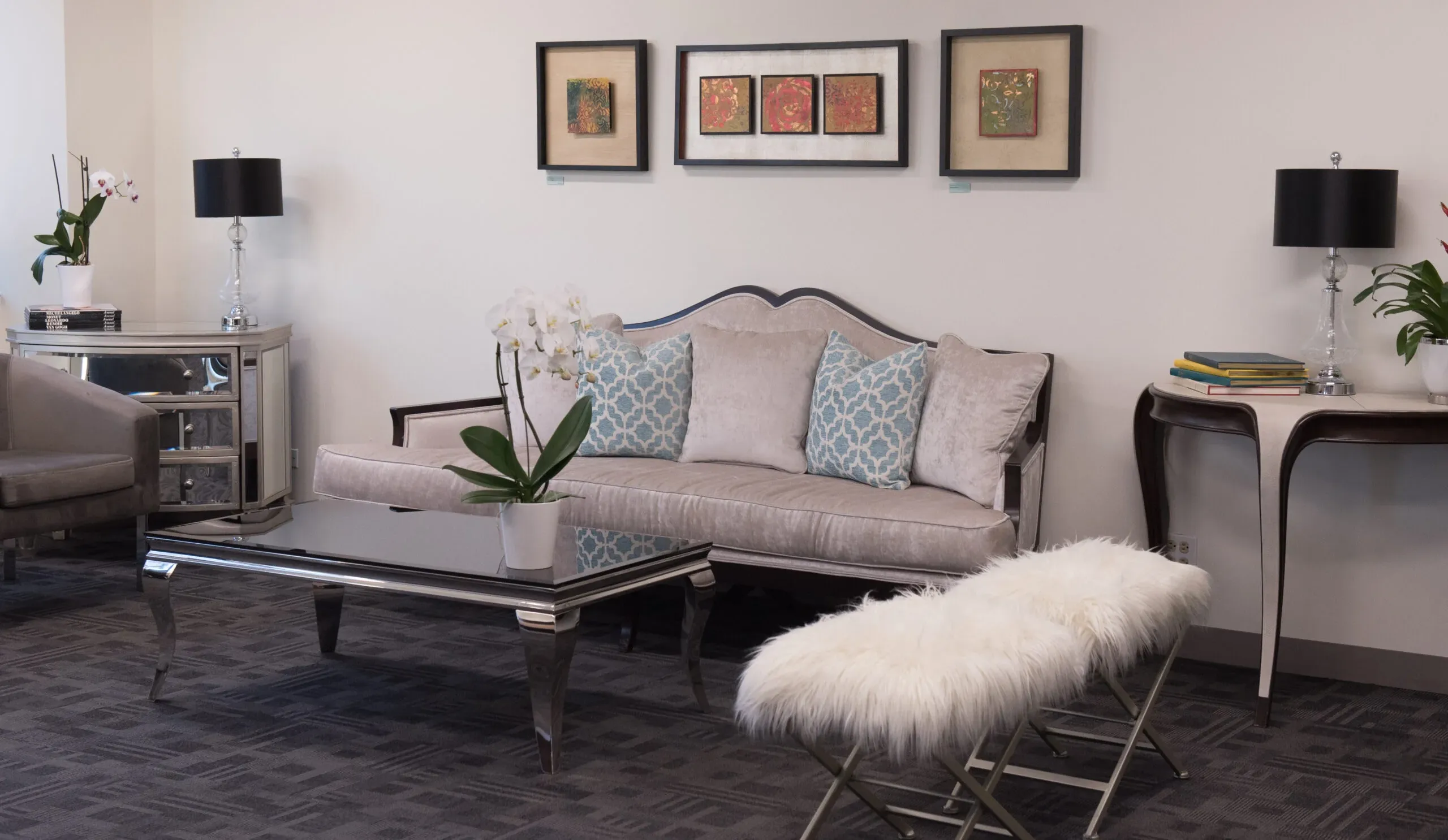 Clean, professional medical spa treatment room with neutral tones at Medaesthetics in Greenwood