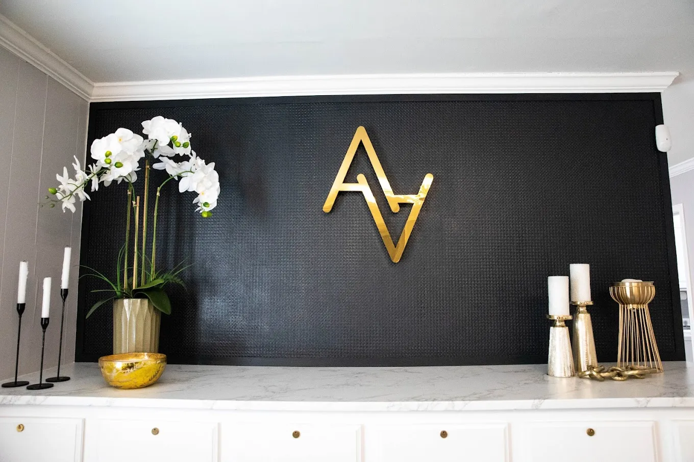 Clean, professional medical spa treatment room with neutral tones at Aesthetics Avenue in Anderson