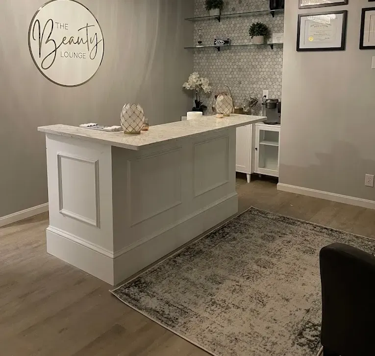 Clean, professional medical spa treatment room with neutral tones at The Beauty Lounge of Peoria, LLC. in Peoria