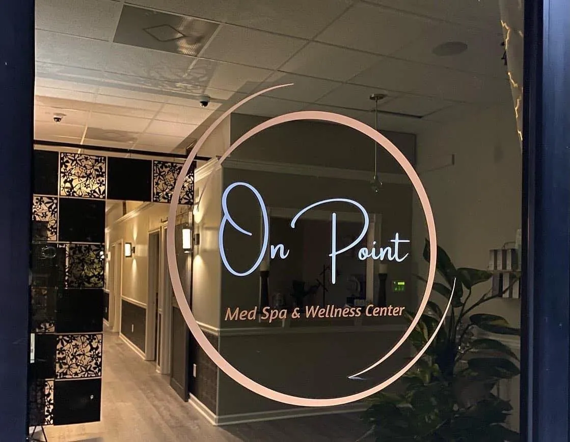 Clean, professional medical spa treatment room with neutral tones at On Point Medspa and Wellness Center in Bethlehem