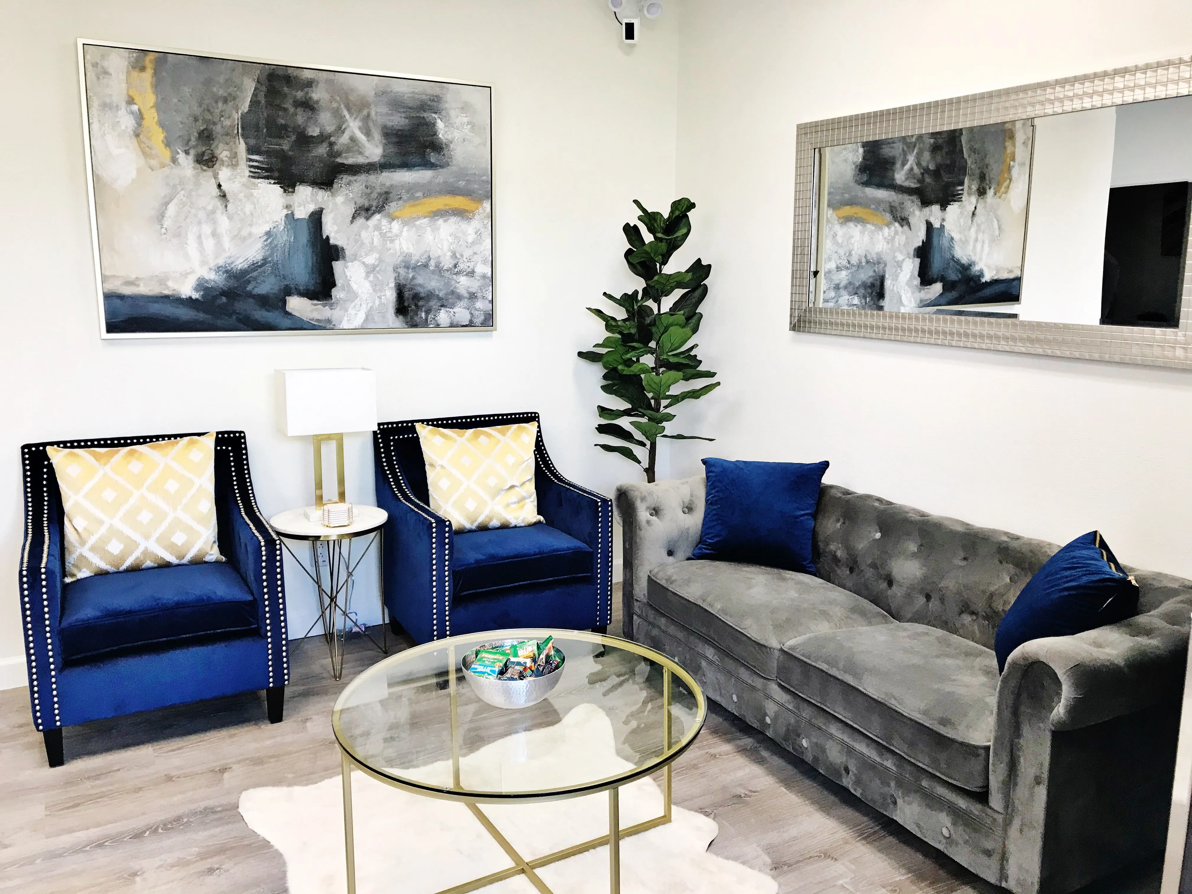 Clean, professional medical spa treatment room with neutral tones at Aspire Aesthetics & Wellness Clinic in Corpus Christi