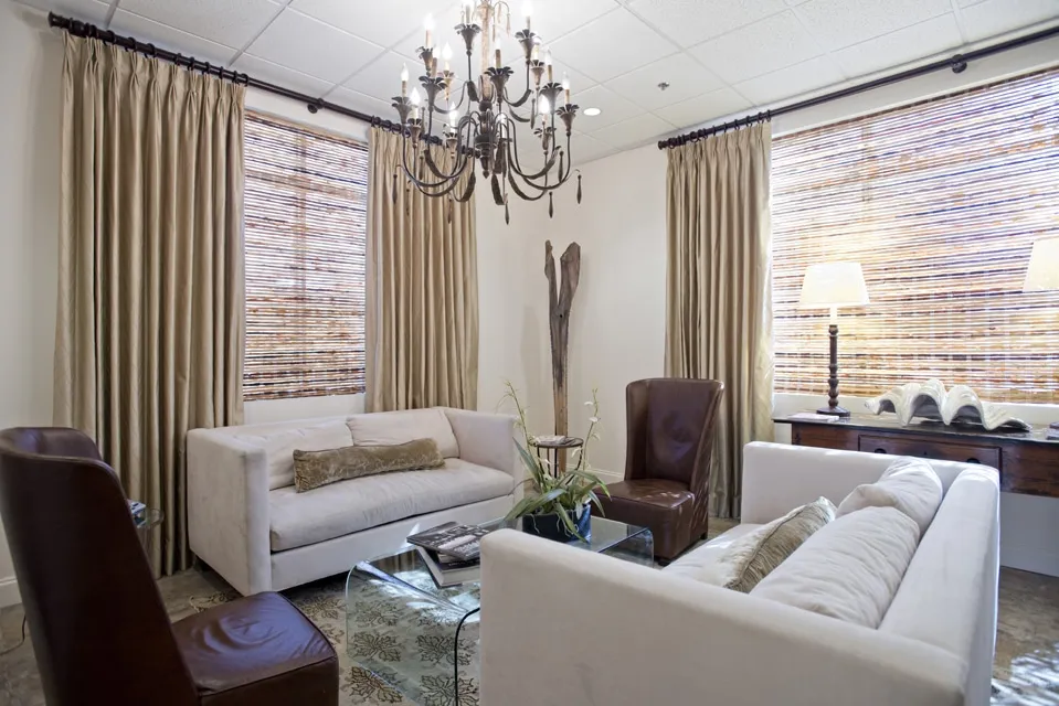 Clean, professional medical spa treatment room with neutral tones at Clifford P. Clark in Winter Park