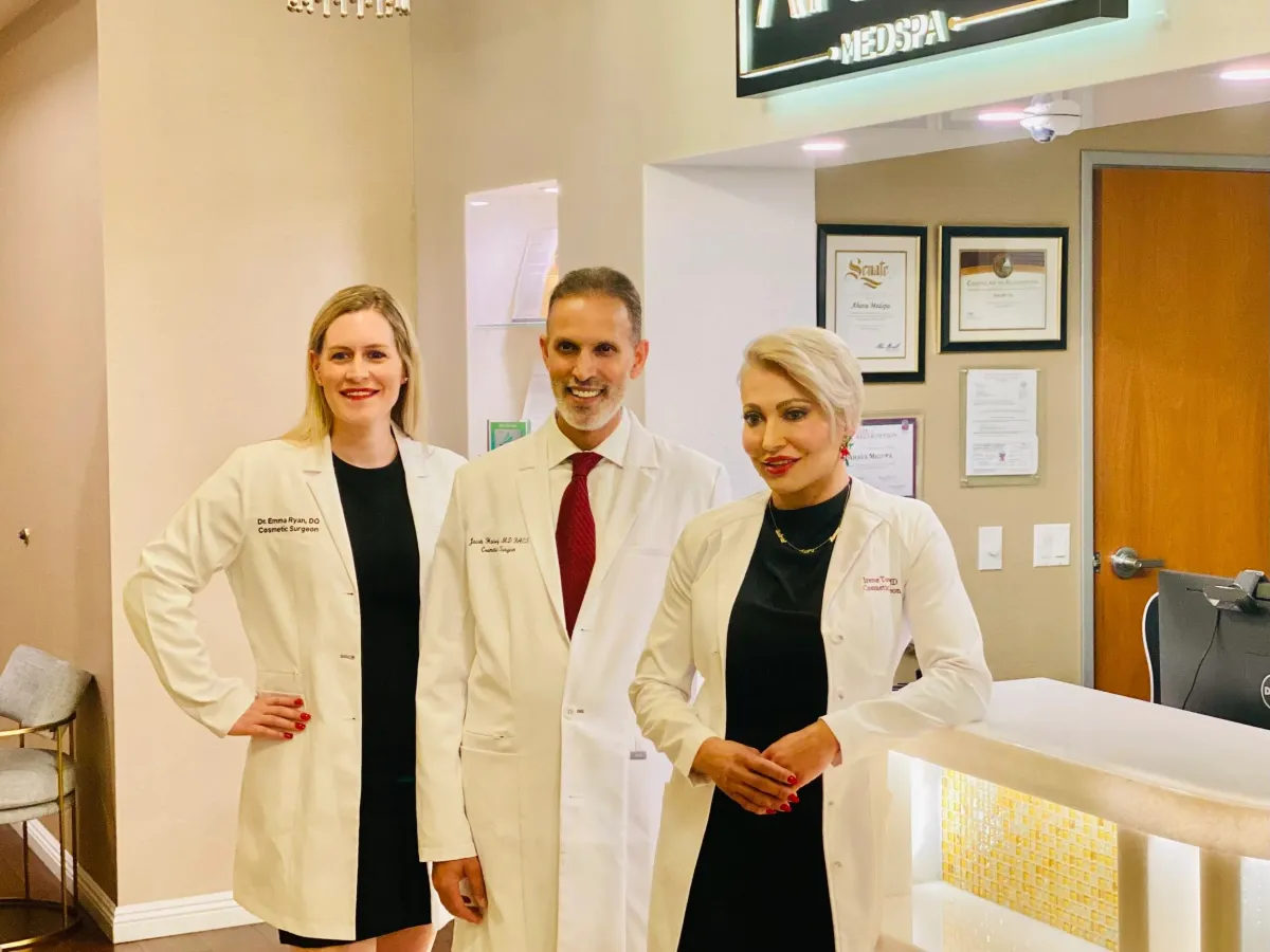 Clean, professional medical spa treatment room with neutral tones at Inland Cosmetic Surgery in Rancho Cucamonga