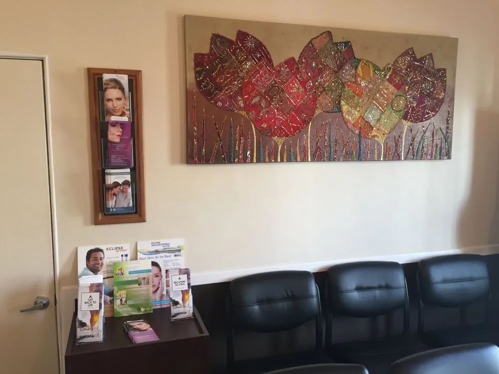 Clean, professional medical spa treatment room with neutral tones at RejuvLA in Los Angeles