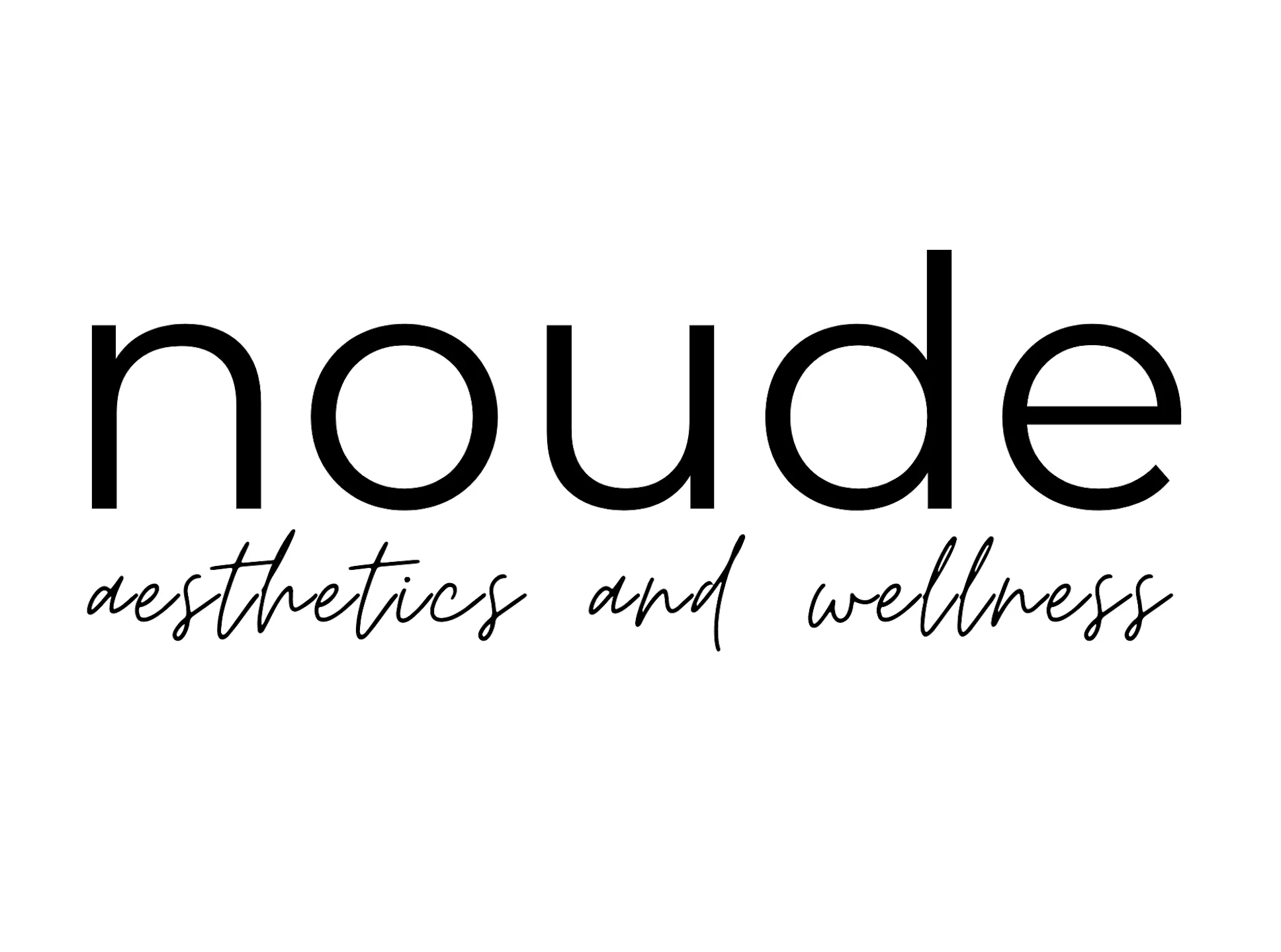Clean, professional medical spa treatment room with neutral tones at Noude Aesthetics in Chester