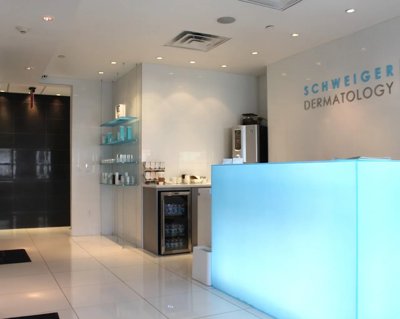 Clean, professional medical spa treatment room with neutral tones at SDG - E 55th St Fl 19 in New York