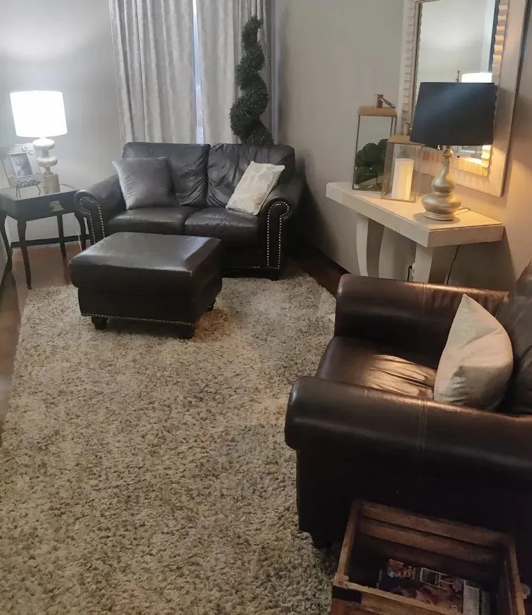 Clean, professional medical spa treatment room with neutral tones at Pulse Medical Aesthetics in Houston