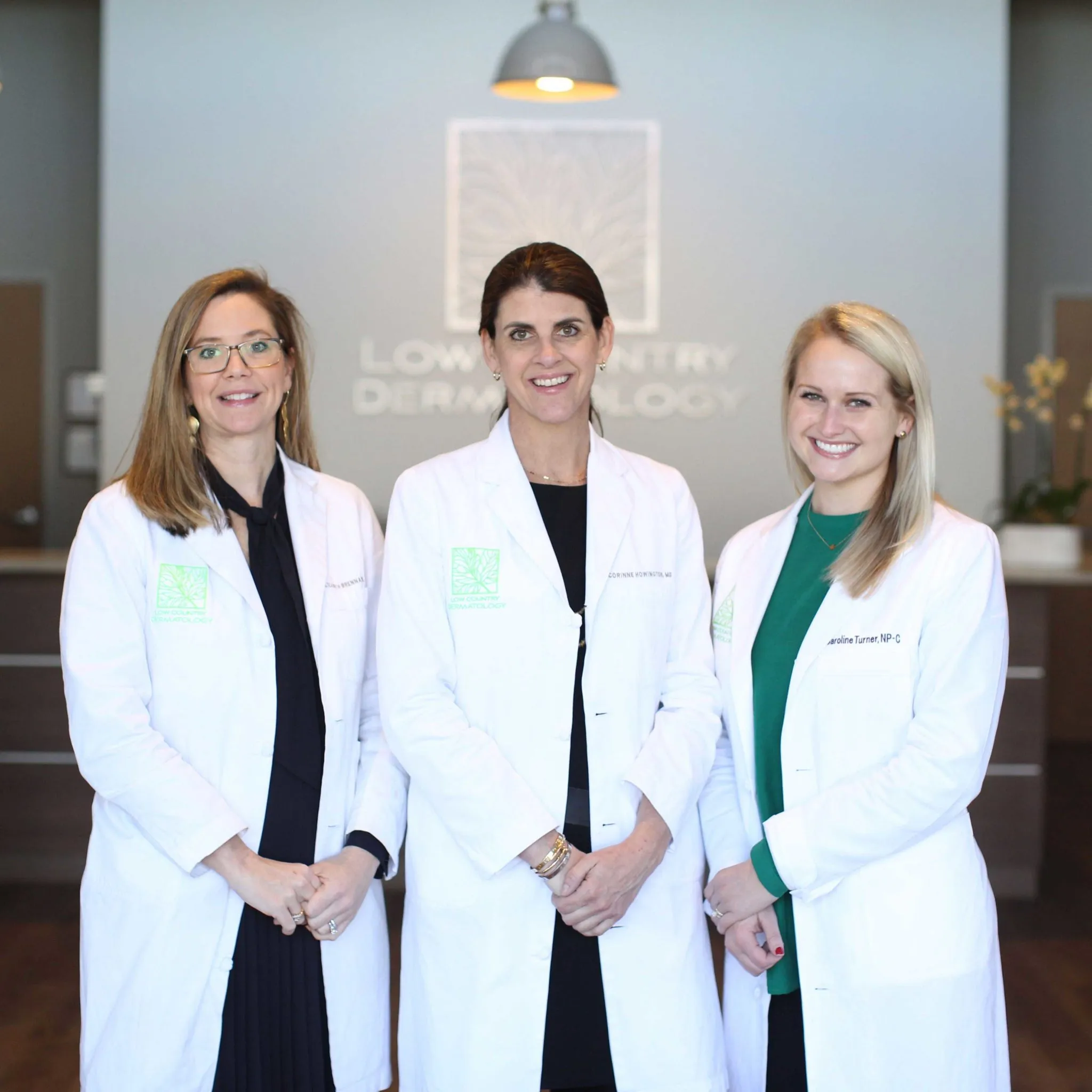 Clean, professional medical spa treatment room with neutral tones at LowCountry Dermatology in Savannah