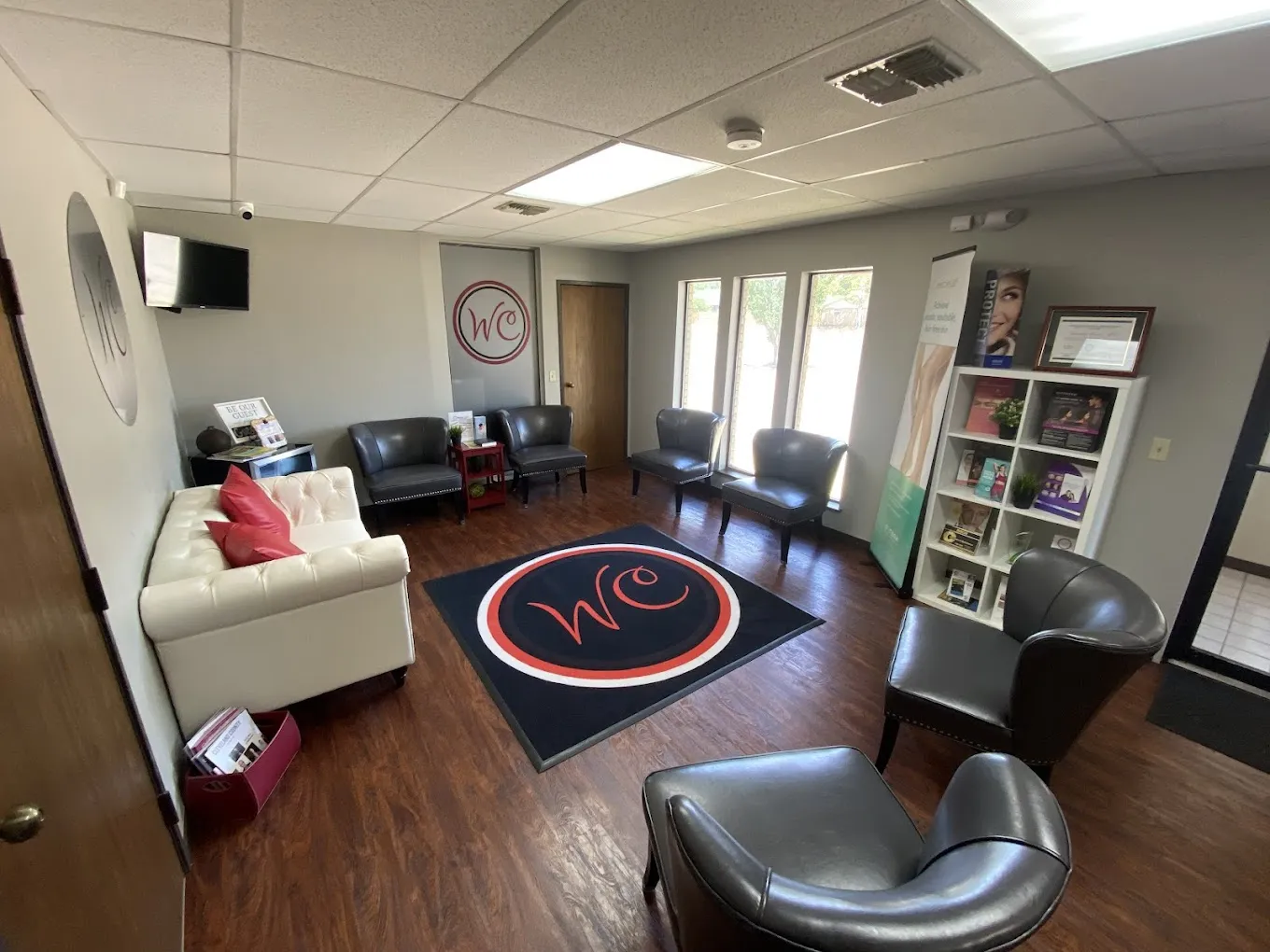 Clean, professional medical spa treatment room with neutral tones at Weaver Clinics- Duncan in Duncan