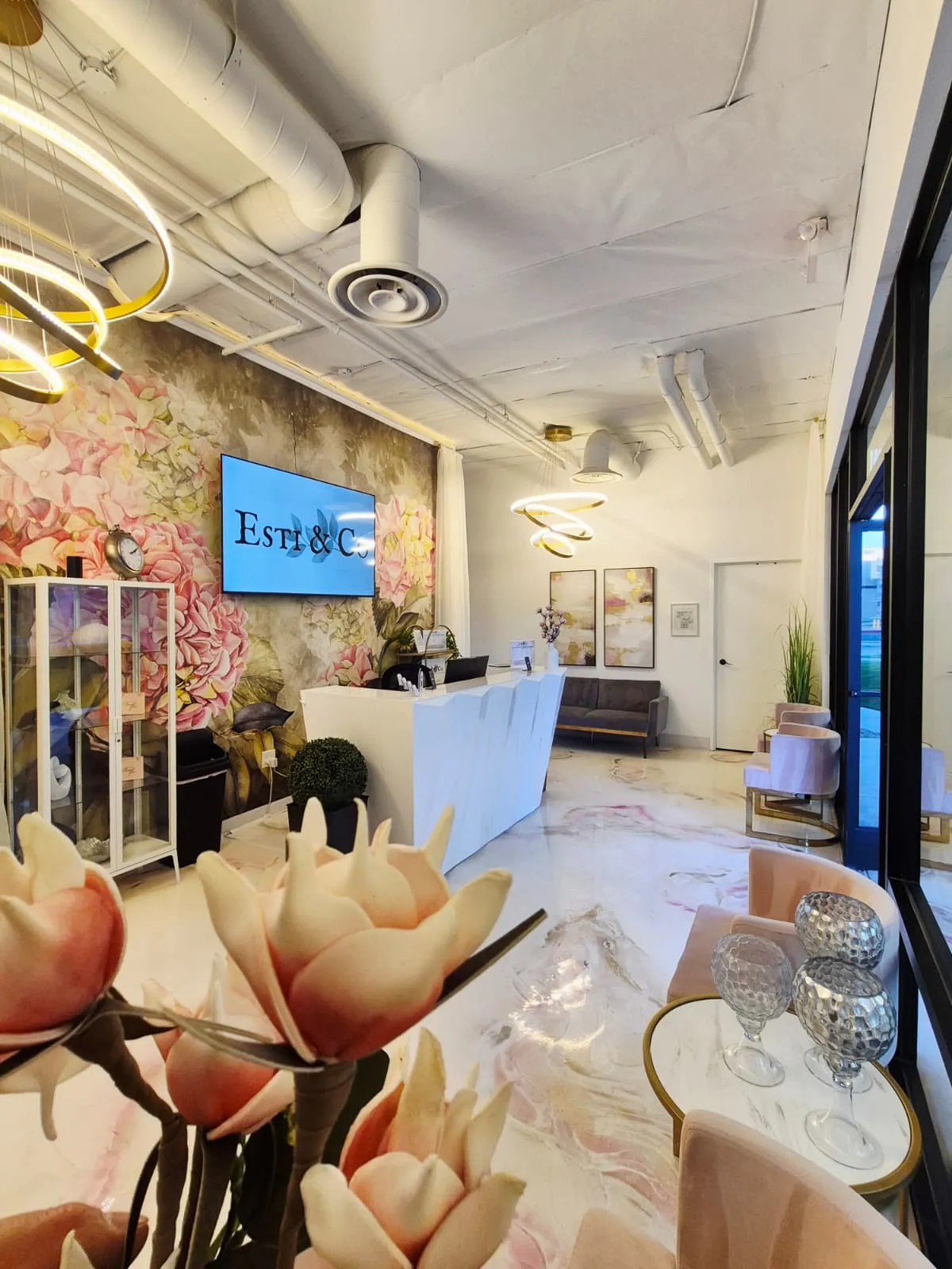 Clean, professional medical spa treatment room with neutral tones at Esti and Co. - Las Vegas NV in Las Vegas