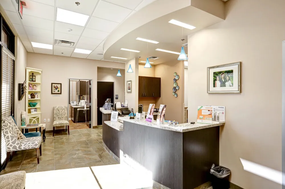 Clean, professional medical spa treatment room with neutral tones at Desert Eyesthetics in Gilbert