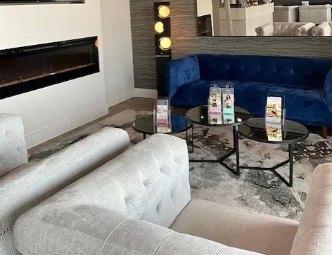 Clean, professional medical spa treatment room with neutral tones at ART Medical Aesthetics and Wellness in Grove