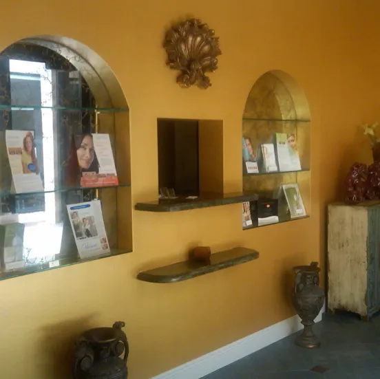 Clean, professional medical spa treatment room with neutral tones at Dr Anita Mandal in Palm Beach Gardens
