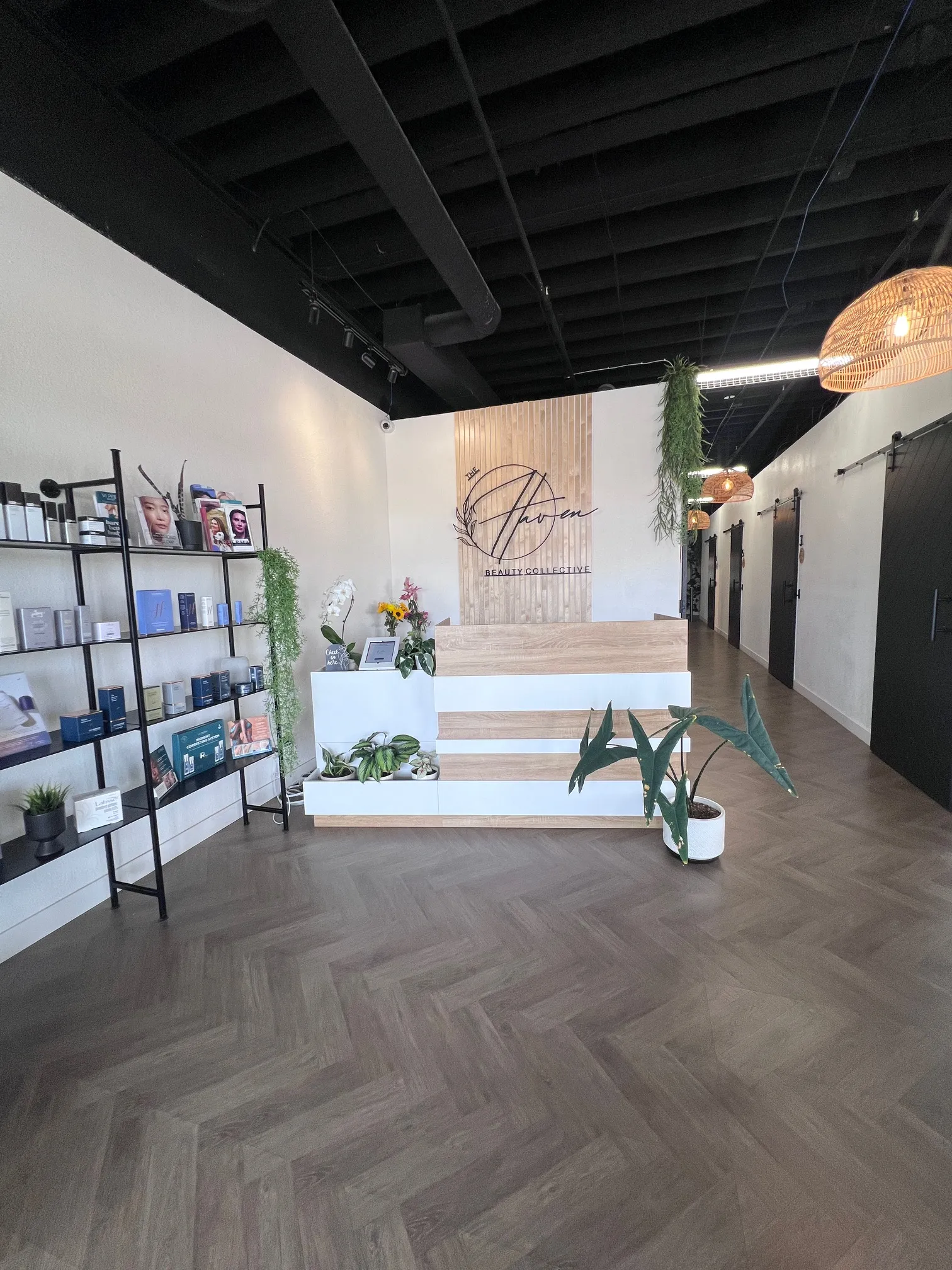 Clean, professional medical spa treatment room with neutral tones at Weech Aesthetics LLC in Scottsdale