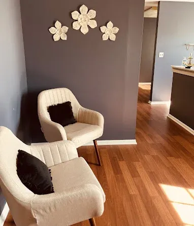 Clean, professional medical spa treatment room with neutral tones at Dr. Badawy Complete Care in Wayne