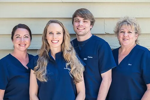 Clean, professional medical spa treatment room with neutral tones at Derrington Dermatology in Summerville