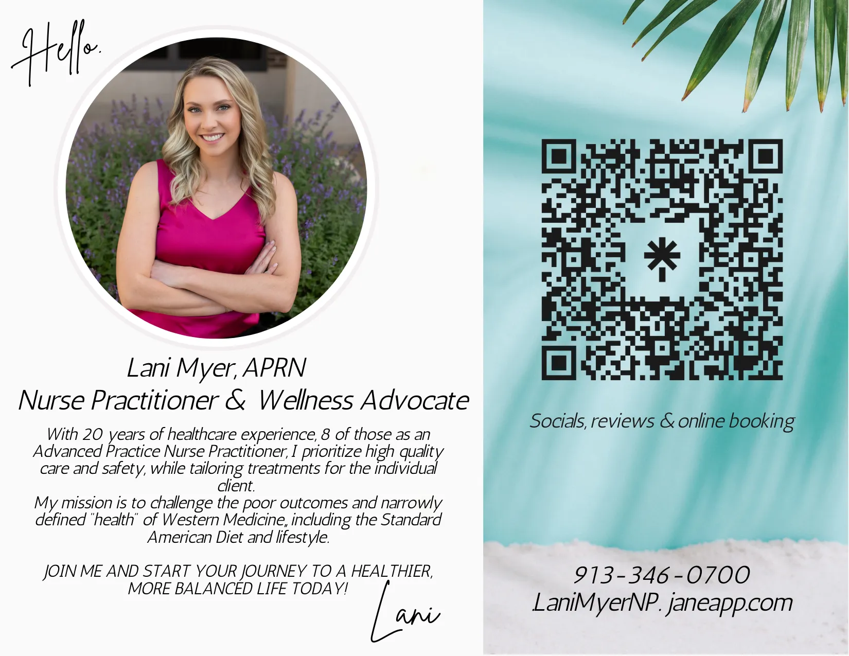 Clean, professional medical spa treatment room with neutral tones at Lani Wellness & Beauty in Shawnee