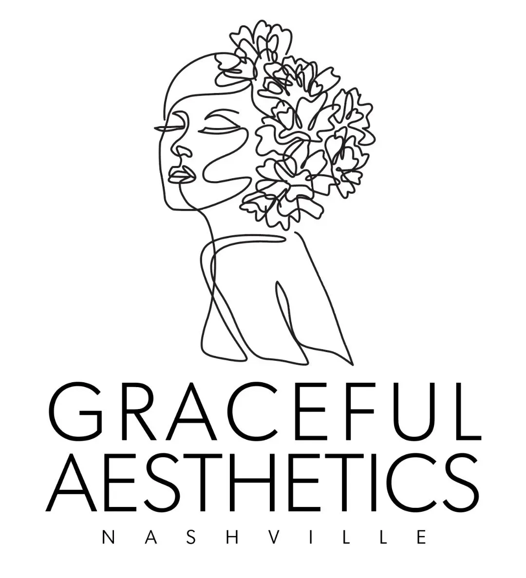 Clean, professional medical spa treatment room with neutral tones at Graceful Aesthetics in Nashville