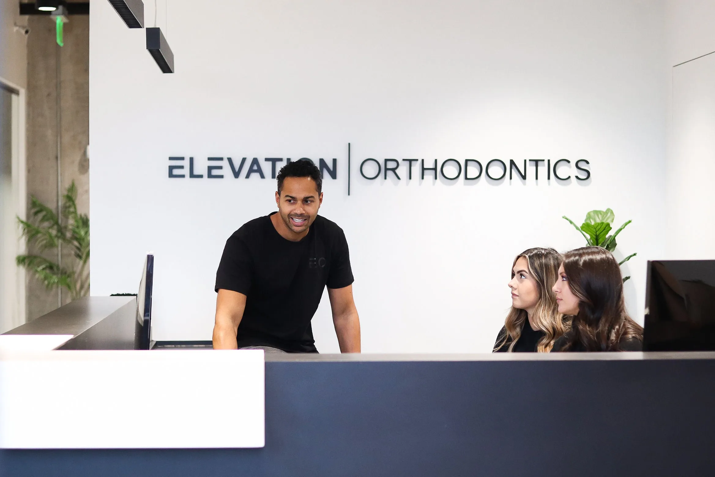 Clean, professional medical spa treatment room with neutral tones at Elevation Orthodontics in Nashville