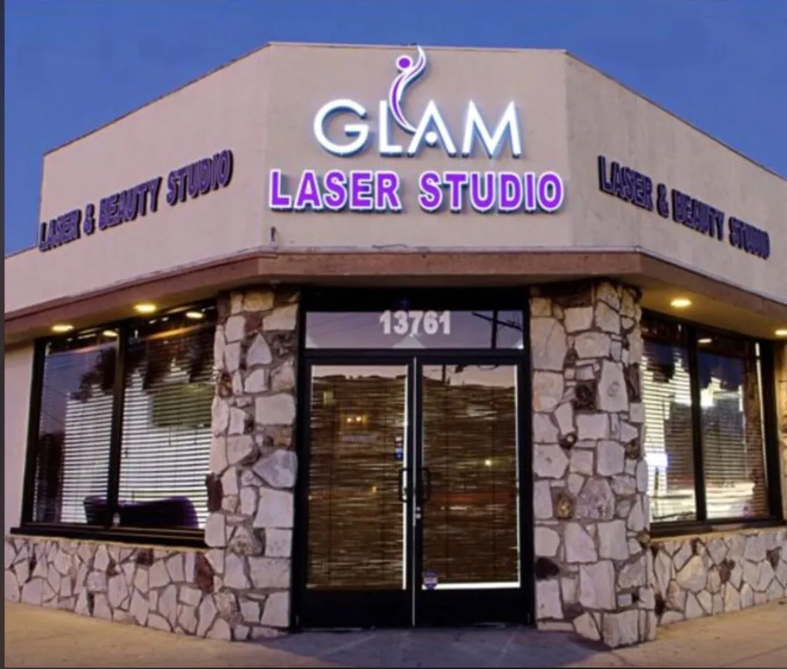 Clean, professional medical spa treatment room with neutral tones at Glam MediSpa in Van Nuys