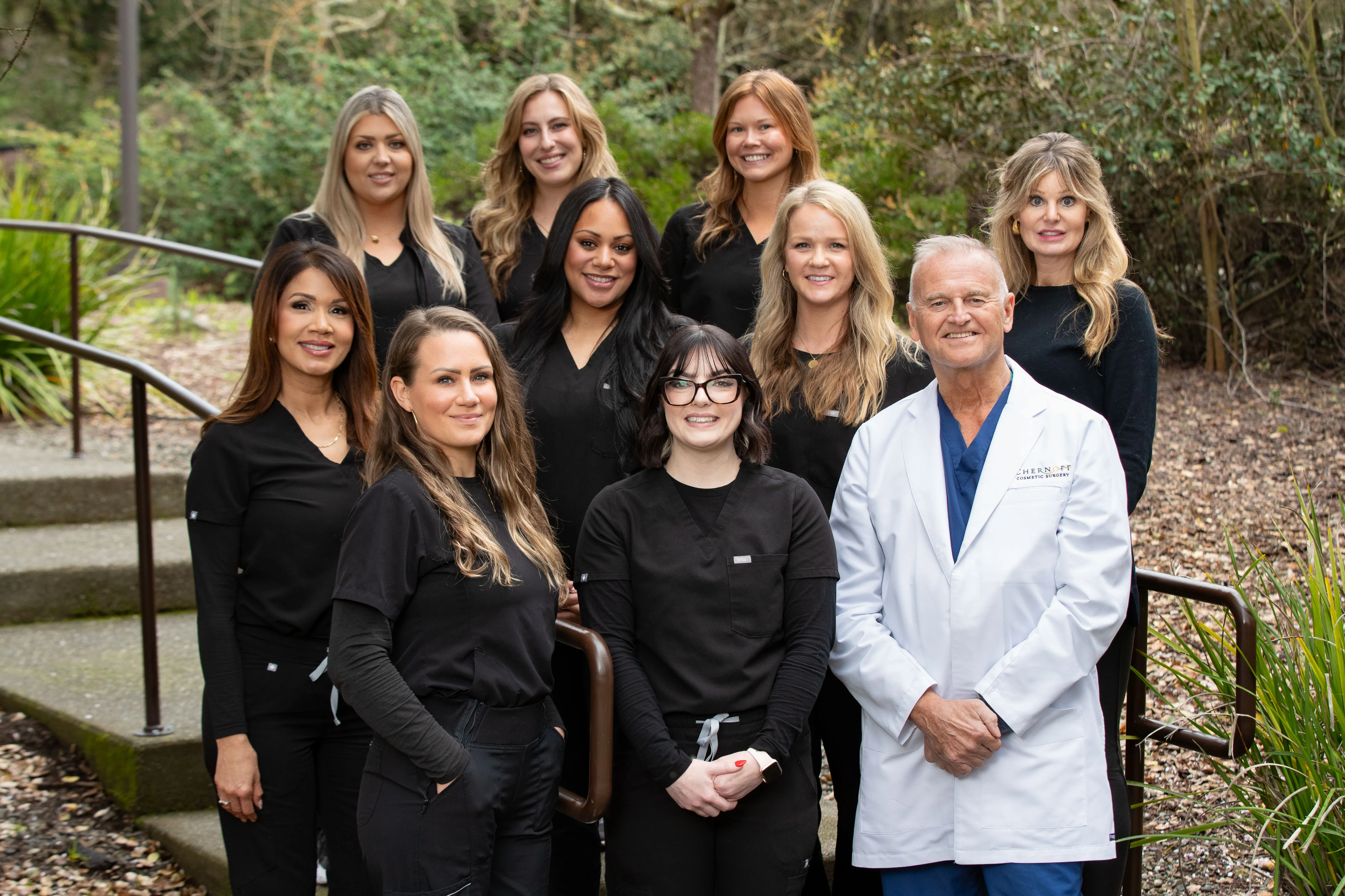 Clean, professional medical spa treatment room with neutral tones at Chernoff Cosmetic Surgery in Santa Rosa