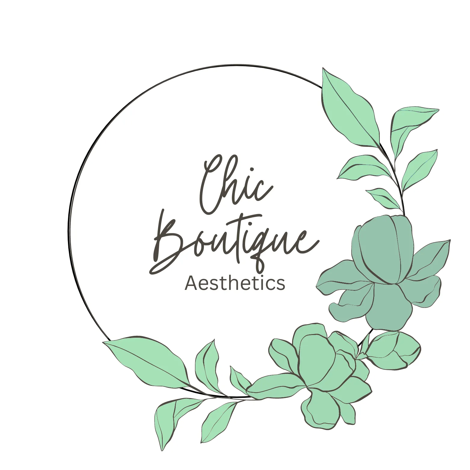 Clean, professional medical spa treatment room with neutral tones at Chic Boutique Aesthetics C/O LAE in Gainesville