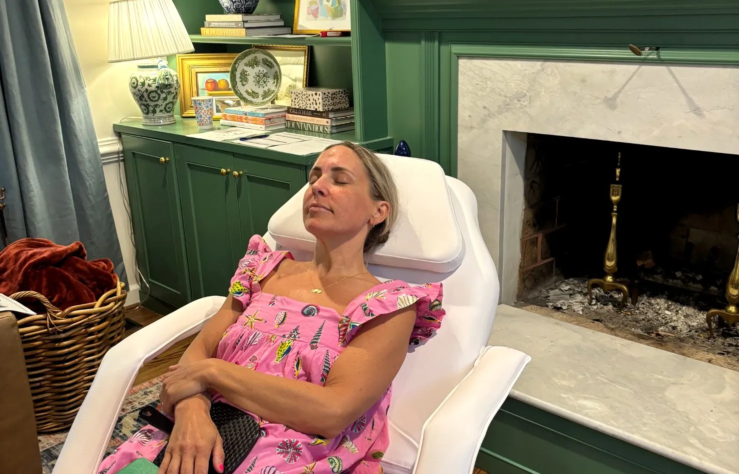 Clean, professional medical spa treatment room with neutral tones at Coastal Concierge Aesthetics in Virginia Beach