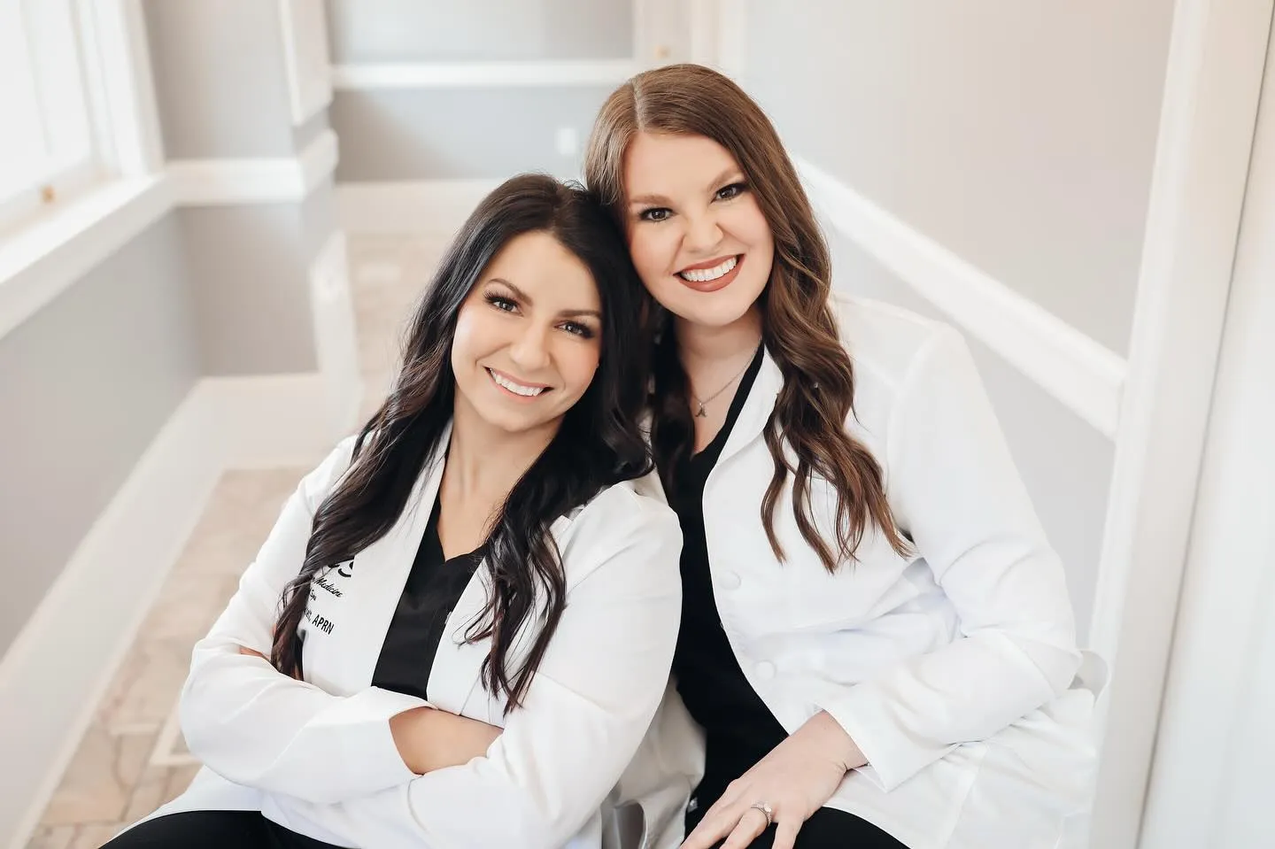Clean, professional medical spa treatment room with neutral tones at Downtown Medicine and Spa in Jonesboro