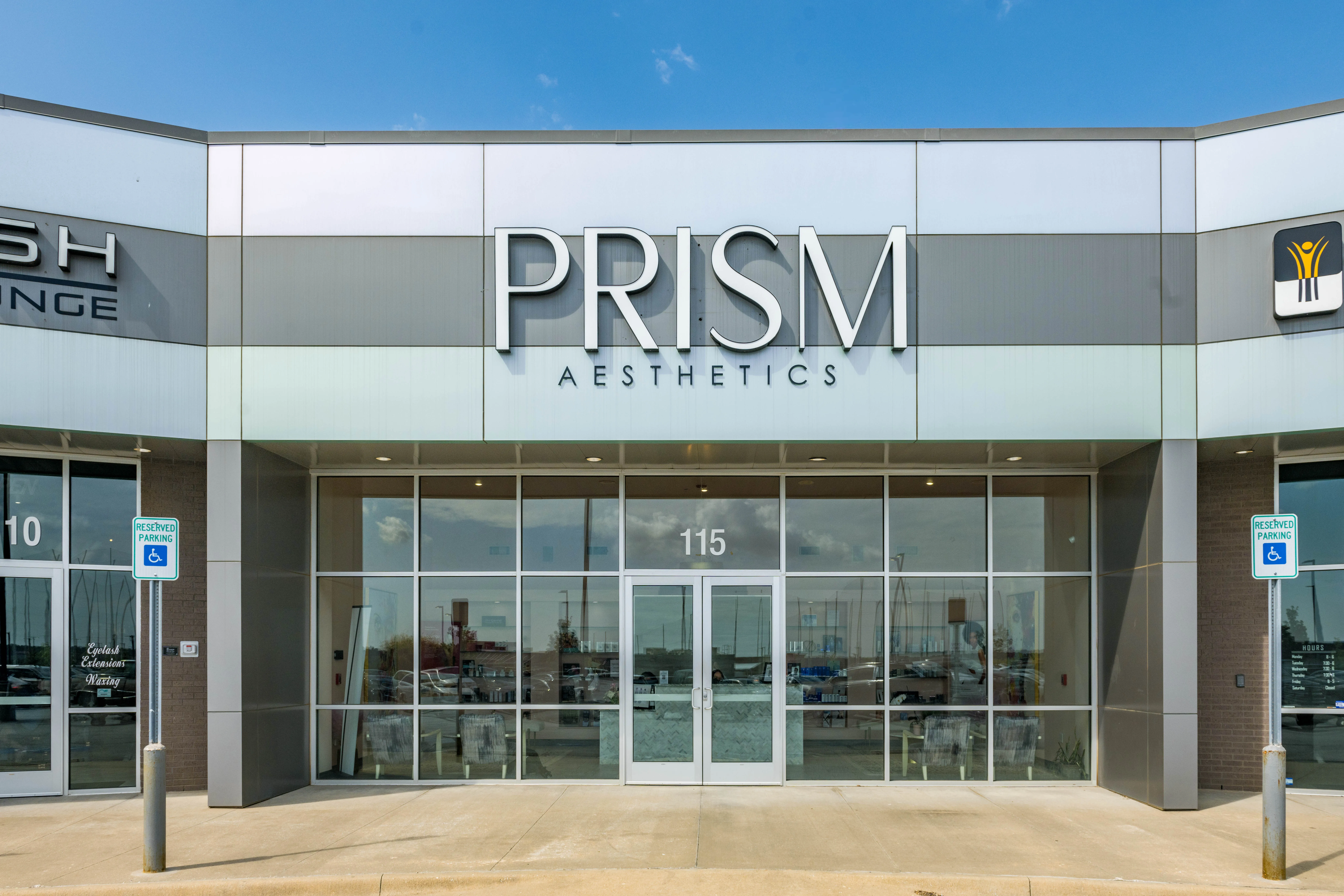Clean, professional medical spa treatment room with neutral tones at Prism Aesthetics in Rogers