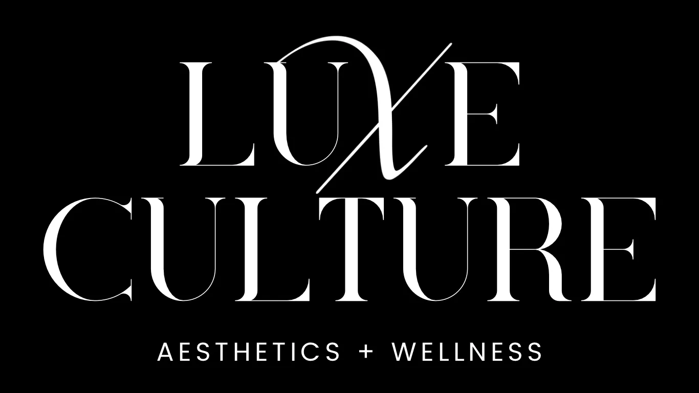 Clean, professional medical spa treatment room with neutral tones at Luxe Culture Aesthetics + Wellness in Willow Park