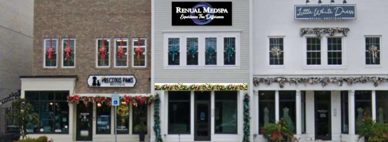 Clean, professional medical spa treatment room with neutral tones at RENUAL MEDSPA in Myrtle Beach