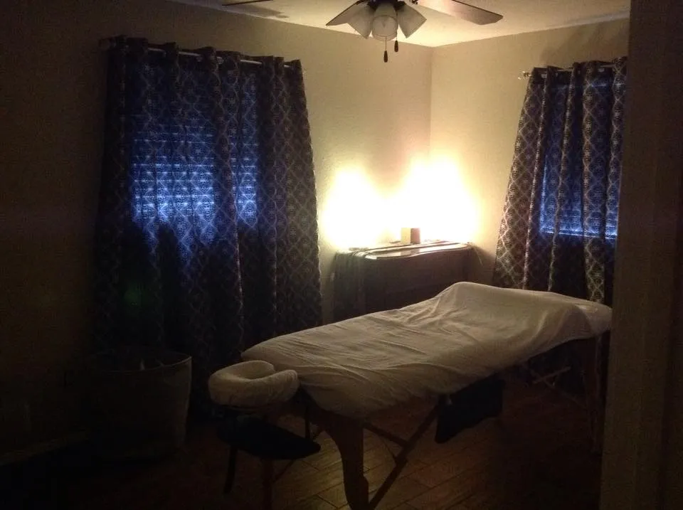 Clean, professional medical spa treatment room with neutral tones at Image and Soul Cosmetics in Blanchard