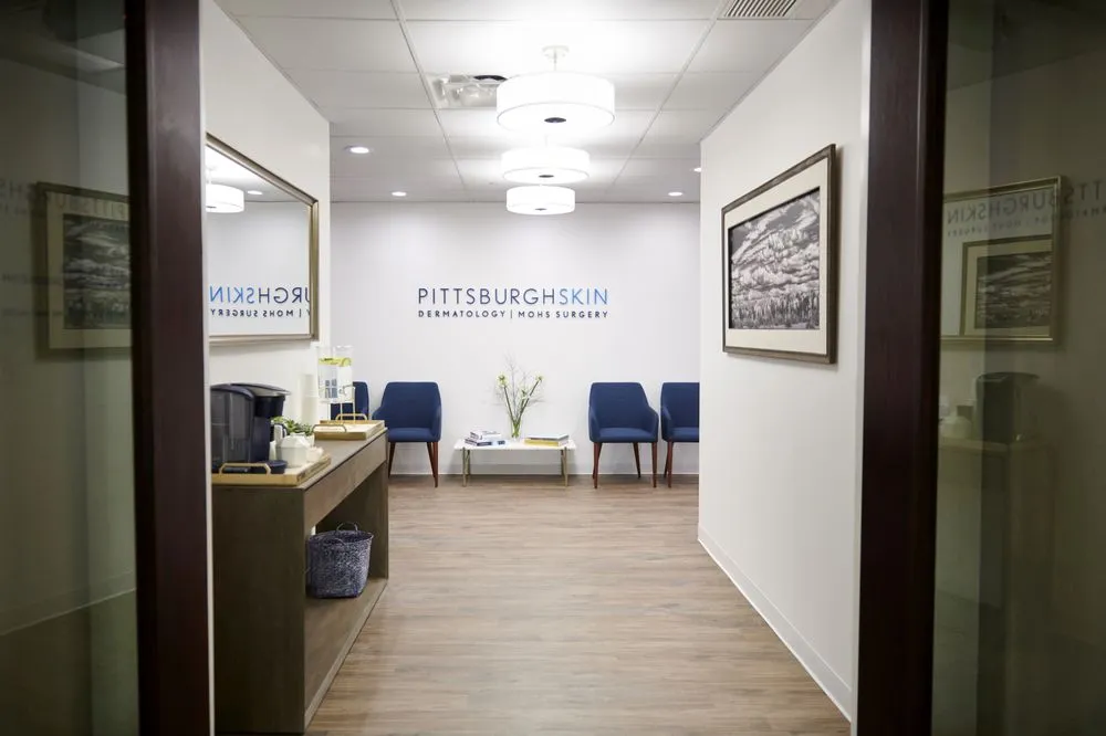 Clean, professional medical spa treatment room with neutral tones at PittsburghSkin in Cranberry Township