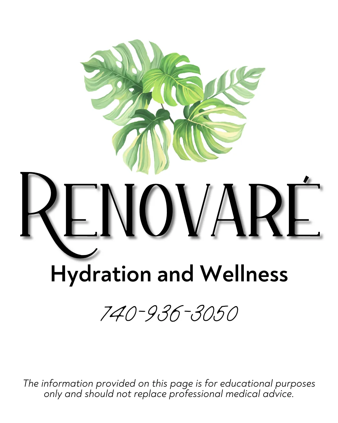 Clean, professional medical spa treatment room with neutral tones at Renovare Hydration and Wellness in Sunbury