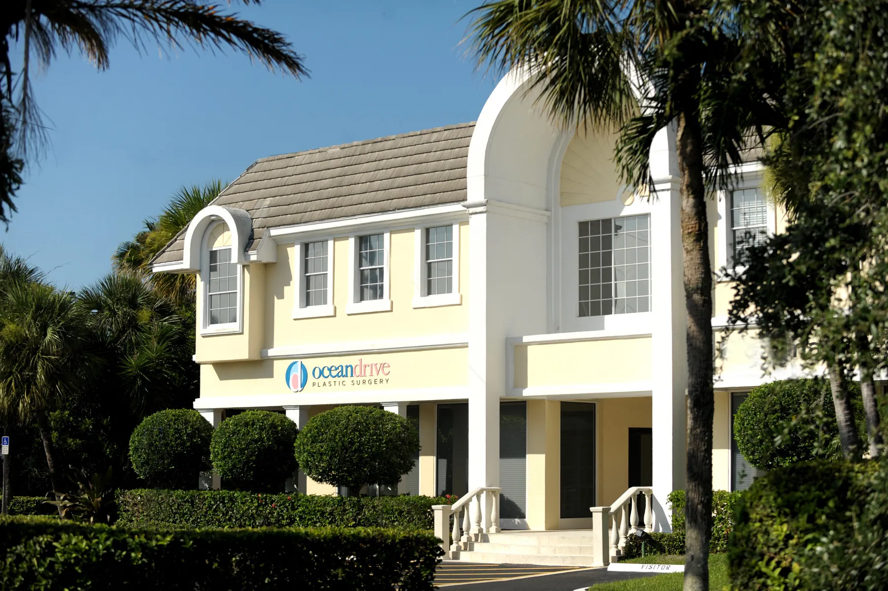 Clean, professional medical spa treatment room with neutral tones at Ocean Drive Plastic Surgery & MedSpa in Vero Beach