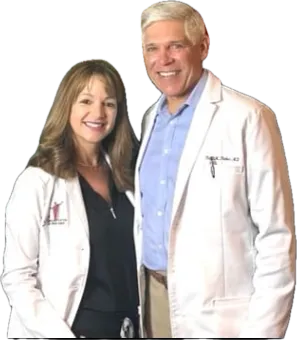 Clean, professional medical spa treatment room with neutral tones at Parker Center for Plastic Surgery in Paramus