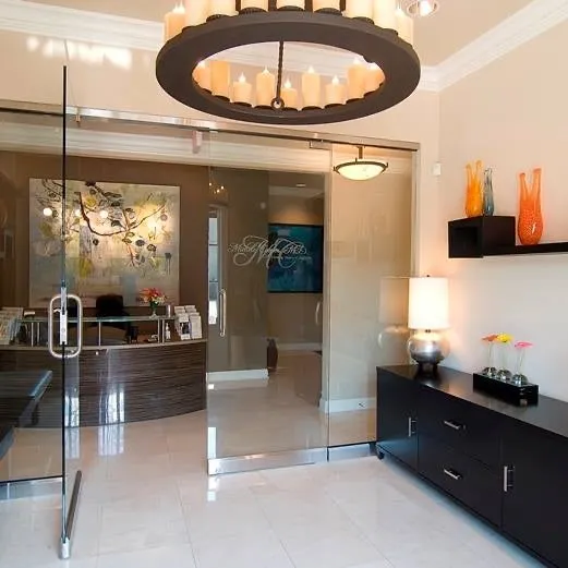 Clean, professional medical spa treatment room with neutral tones at Michele Cooper MD in Mandeville