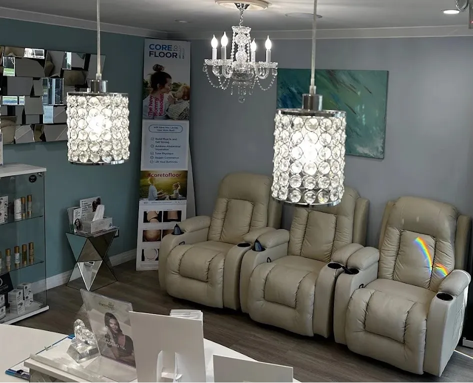 Clean, professional medical spa treatment room with neutral tones at Bodika Cosmetic in Lawndale