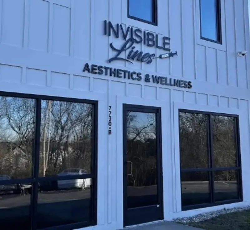 Clean, professional medical spa treatment room with neutral tones at Invisible Lines in Florence
