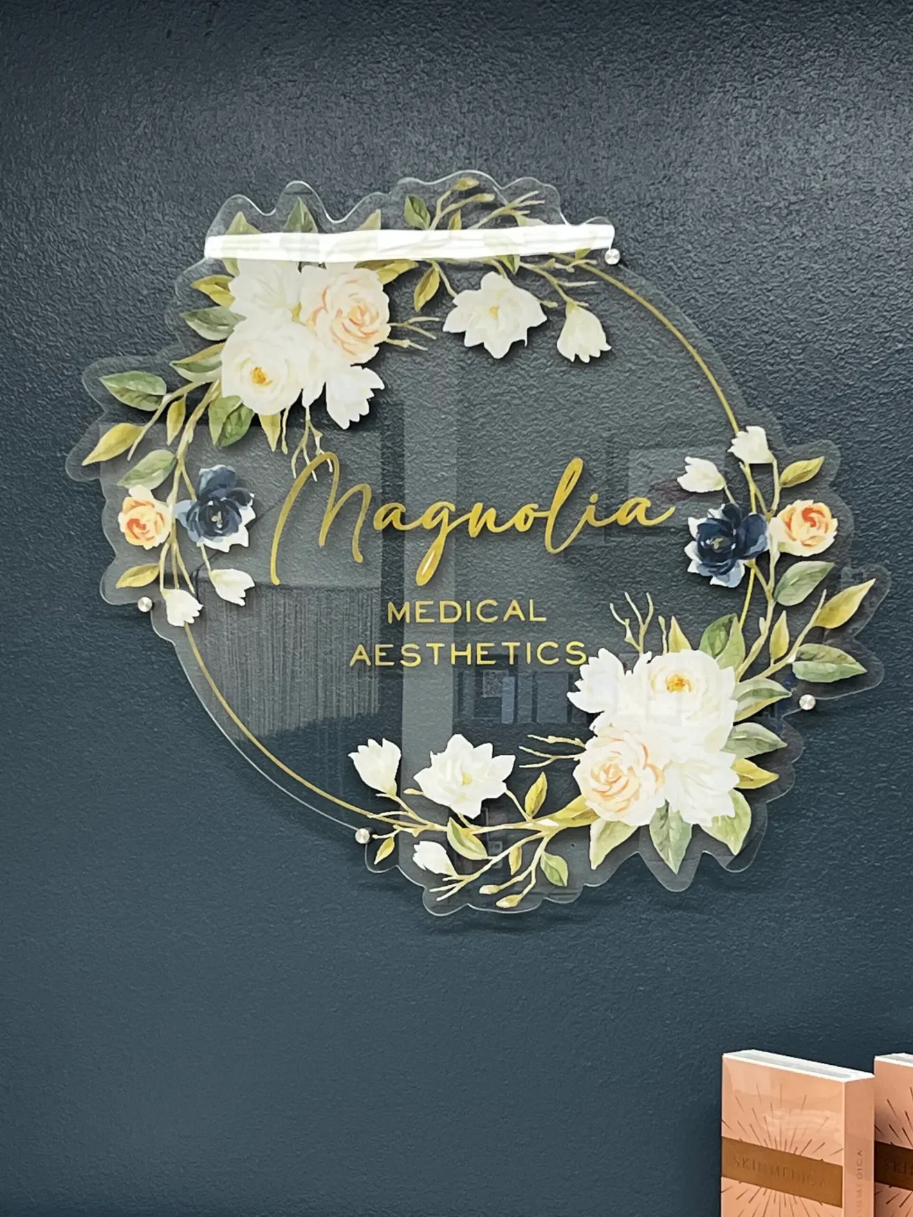 Clean, professional medical spa treatment room with neutral tones at Magnolia Medical Aesthetics in Pueblo